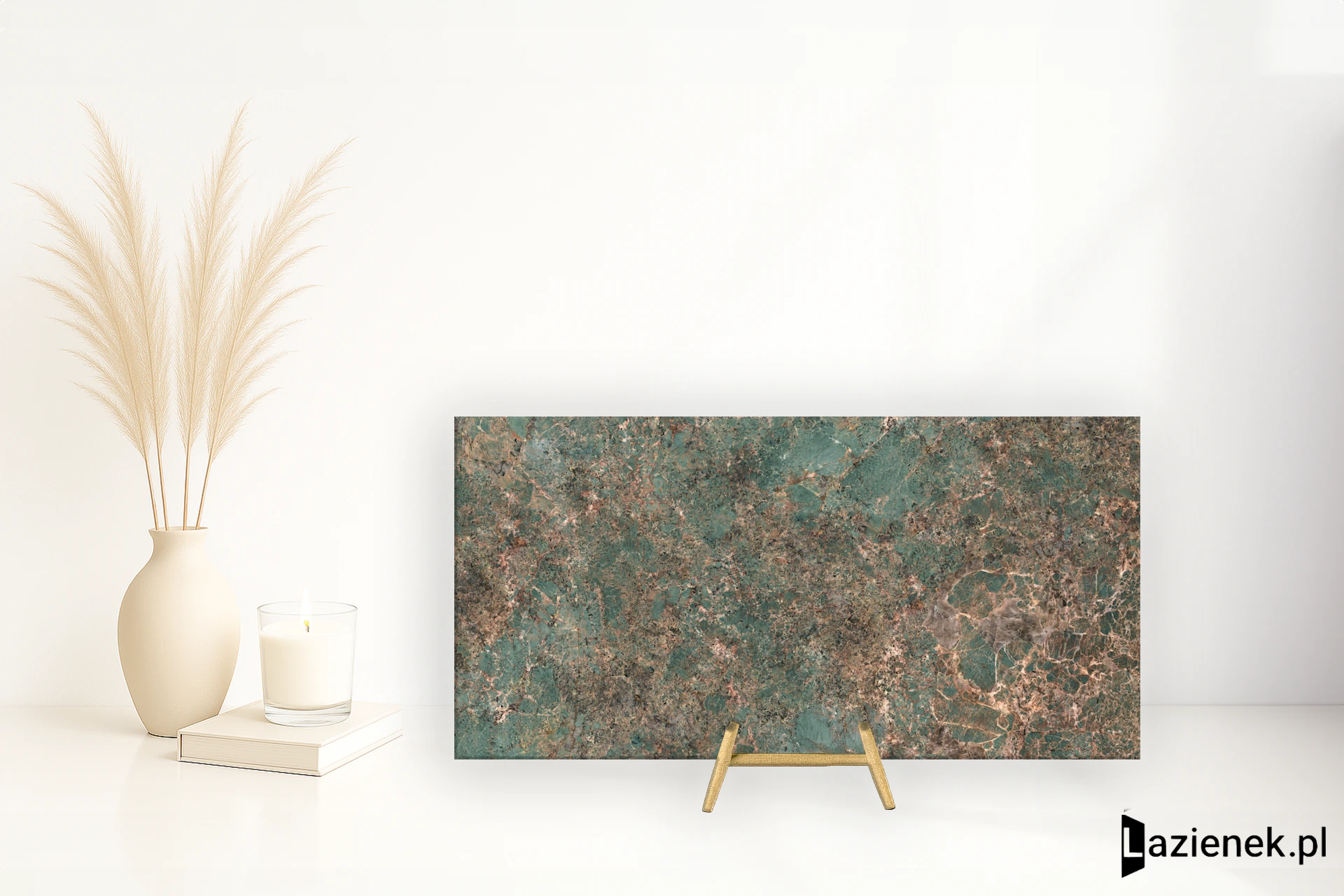 Graniti Fiandre Marmi Maximum Amazonite polerowana 75x150 cm gr. 6 mm - płytka rektyfikowana / MML796715